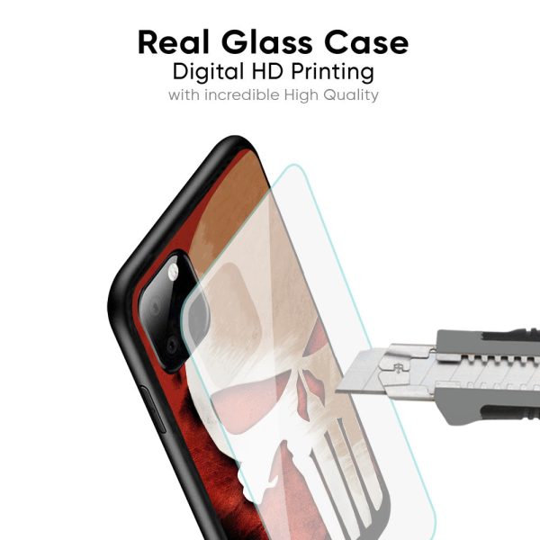 Red Skull Glass Case for iPhone 13 mini Online Hot Sale