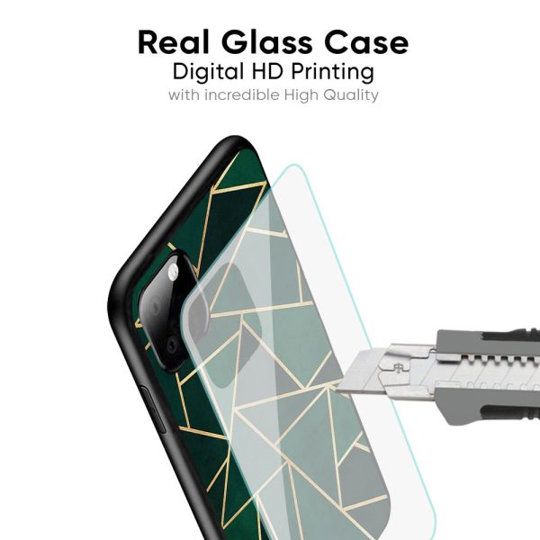 Abstract Green Glass Case For Samsung Galaxy A22 5G For Cheap