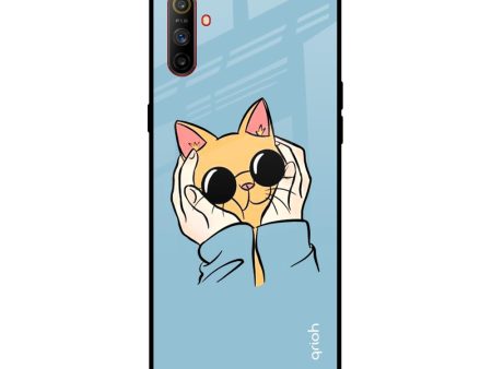 Adorable Cute Kitty Glass Case For Realme C3 For Cheap