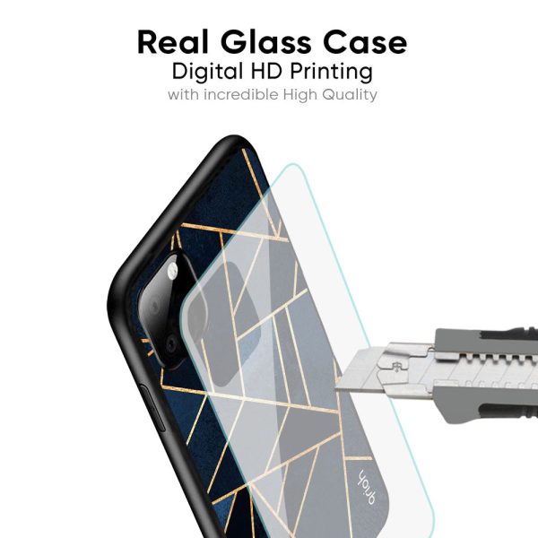 Abstract Tiles Glass Case for Oppo F19 Pro Plus For Cheap