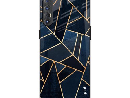 Abstract Tiles Glass Case for Oppo Reno 3 Pro Online now