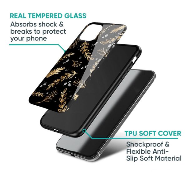 Autumn Leaves Glass Case for Oppo F19 Pro Plus Cheap