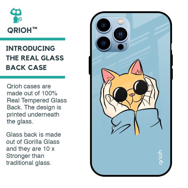 Adorable Cute Kitty Glass Case For iPhone 13 Pro Max Online