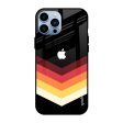 Abstract Arrow Pattern Glass Case For iPhone 13 Pro Max Sale