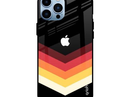 Abstract Arrow Pattern Glass Case For iPhone 13 Pro Max Sale