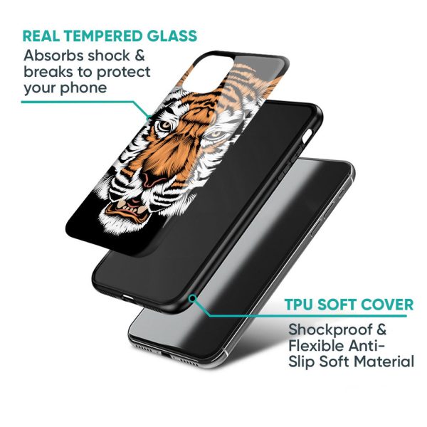 Angry Tiger Glass Case For Mi 11 Lite For Cheap