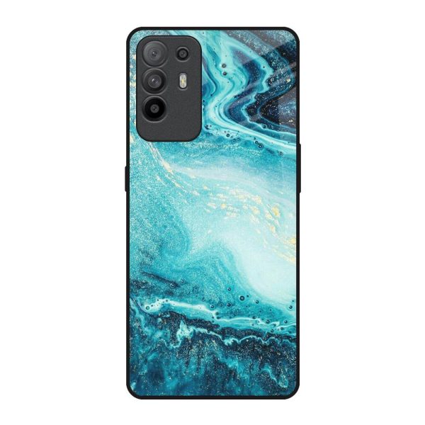 Sea Water Glass Case for Oppo F19 Pro Plus Supply