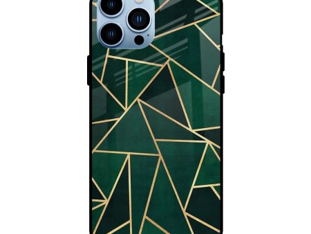 Abstract Green Glass Case For iPhone 13 Pro Max Fashion