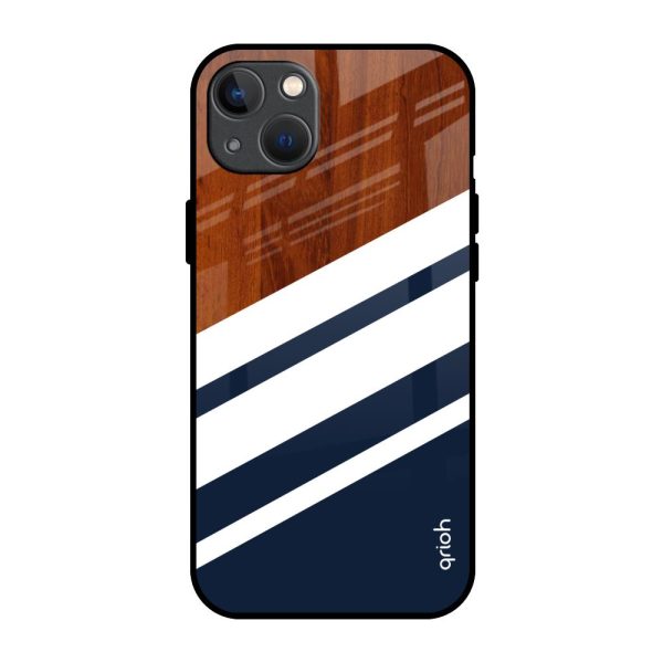 Bold Stripes Glass Case for iPhone 13 mini Discount