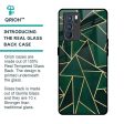 Abstract Green Glass Case For Oppo Reno6 Online Sale