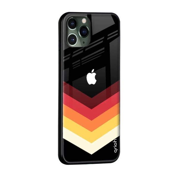 Abstract Arrow Pattern Glass Case For iPhone 13 Pro Max Sale