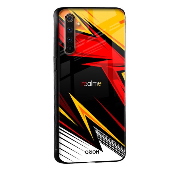 Race Jersey Pattern Glass Case For Realme C2 Online Hot Sale