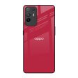 Solo Maroon Glass case for Oppo F19 Pro Plus Discount