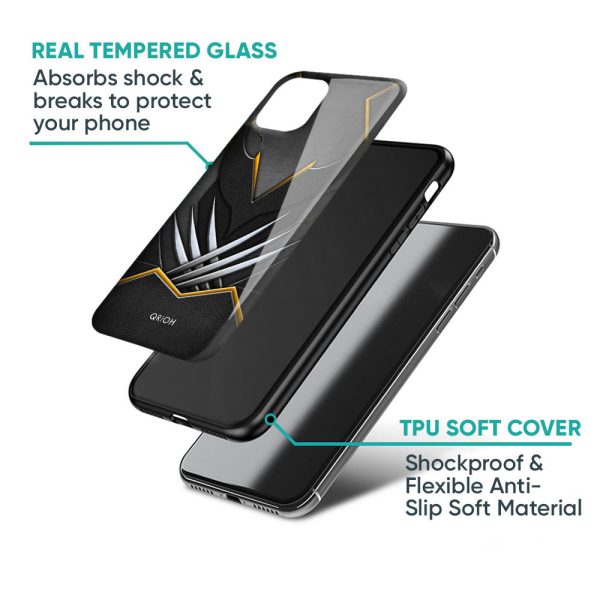 Black Warrior Glass Case for iPhone 13 mini Cheap