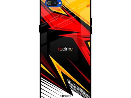 Race Jersey Pattern Glass Case For Realme C2 Online Hot Sale