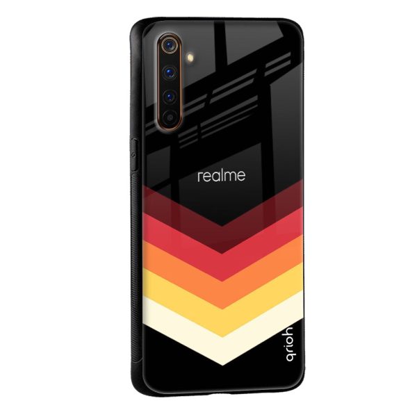 Abstract Arrow Pattern Glass Case For Realme C3 Supply