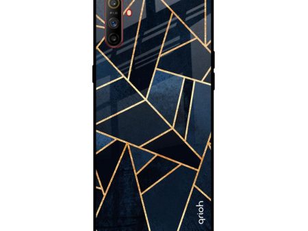 Abstract Tiles Glass case for Realme C3 Online Sale