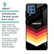 Abstract Arrow Pattern Glass Case For Samsung Galaxy F22 on Sale