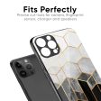 Tricolor Pattern Glass Case for iPhone 13 mini For Cheap