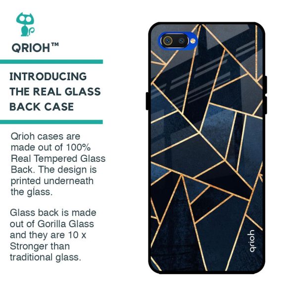 Abstract Tiles Glass case for Realme C2 Sale