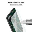 Abstract Green Glass Case For Realme C3 Online now