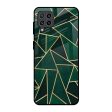 Abstract Green Glass Case For Samsung Galaxy F22 Fashion