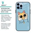 Adorable Cute Kitty Glass Case For iPhone 13 Pro Online Sale