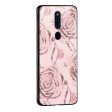 Shimmer Roses Glass case for Oppo F19 Pro Plus Hot on Sale