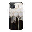 Tricolor Pattern Glass Case for iPhone 13 mini For Cheap