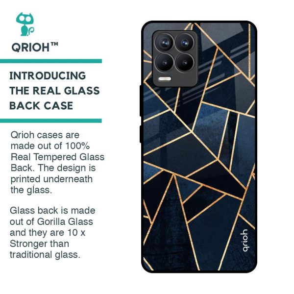 Abstract Tiles Glass Case for Realme 8 Pro Online now