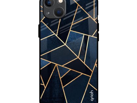 Abstract Tiles Glass Case for iPhone 13 mini Online now