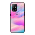 Colorful Waves Glass case for Oppo F19 Pro Plus Cheap