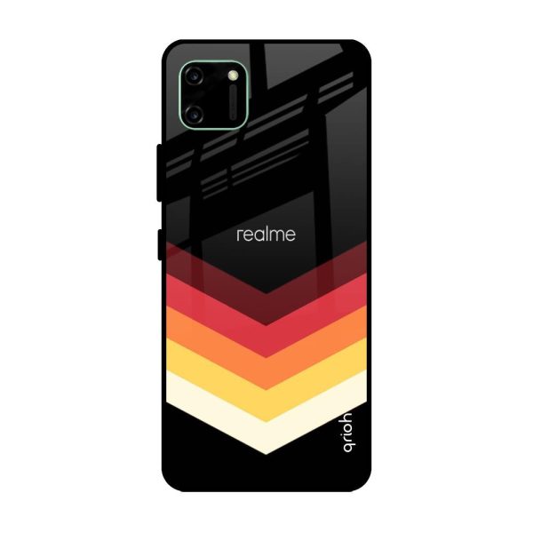 Abstract Arrow Pattern Glass Case For Realme C11 on Sale