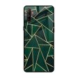 Abstract Green Glass Case For Realme C3 Online now