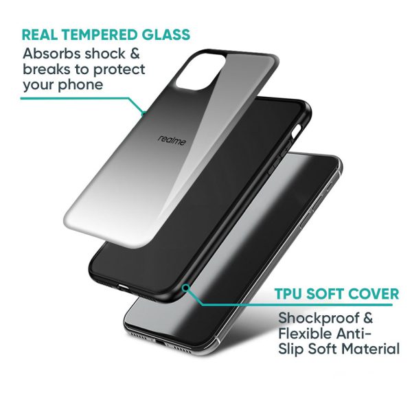 Zebra Gradient Glass Case for Realme C2 Online Hot Sale