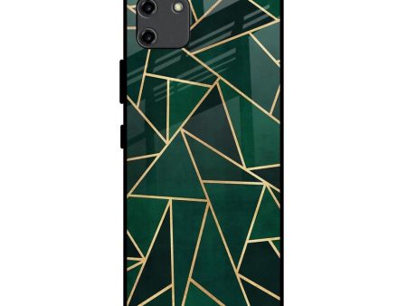 Abstract Green Glass Case For Realme C11 Fashion