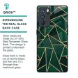 Abstract Green Glass Case For Oppo Reno6 Pro Sale