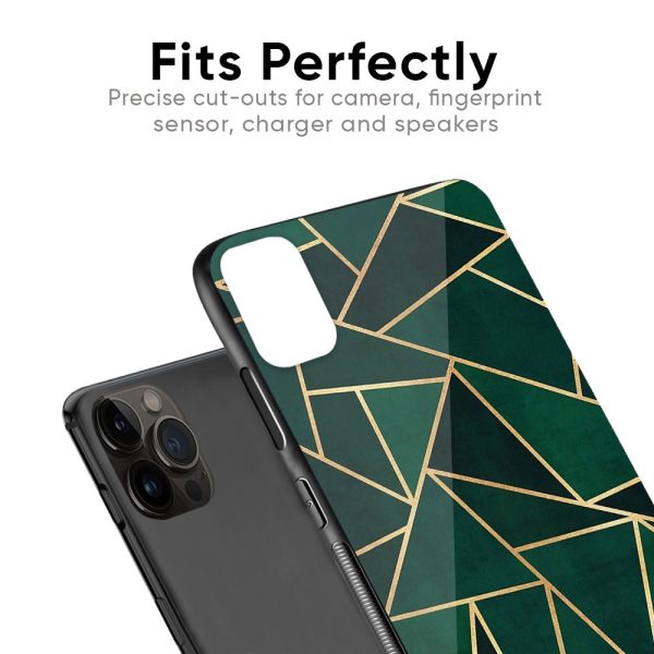 Abstract Green Glass Case For iPhone 13 Pro Max Fashion