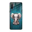 Adorable Baby Elephant Glass Case For Realme C3 Hot on Sale