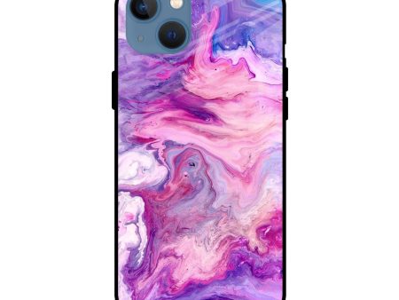 Cosmic Galaxy Glass Case for iPhone 13 mini Online now