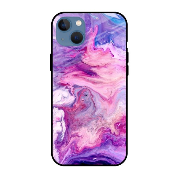 Cosmic Galaxy Glass Case for iPhone 13 mini Online now