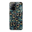 Peacock Feathers Glass case for Oppo F19 Pro Plus For Sale