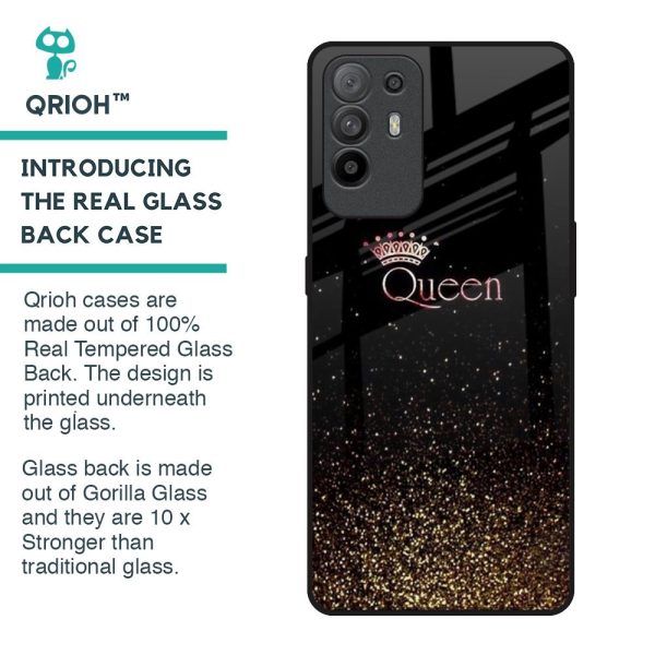 I Am The Queen Glass Case for Oppo F19 Pro Plus Cheap