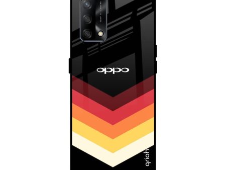 Abstract Arrow Pattern Glass Case For Oppo F19 For Cheap