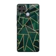 Abstract Green Glass Case For Realme C12 Online Sale