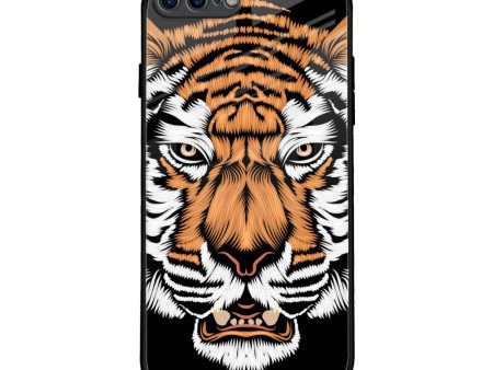 Angry Tiger Glass Case For iPhone 7 Plus For Cheap