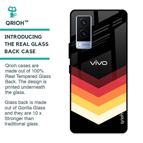 Abstract Arrow Pattern Glass Case For Vivo V21e For Cheap