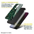 Abstract Green Glass Case For Oppo F11 Pro Online Sale