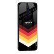 Abstract Arrow Pattern Glass Case For Oppo F19 Pro Plus on Sale