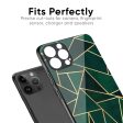 Abstract Green Glass Case For iPhone 7 on Sale